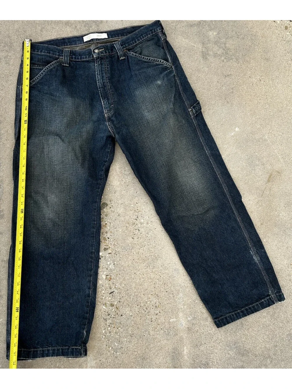 Levi Signature Gold Denim Jeans Men's Size W40xL30 Relaxed Straight Blue Stretch